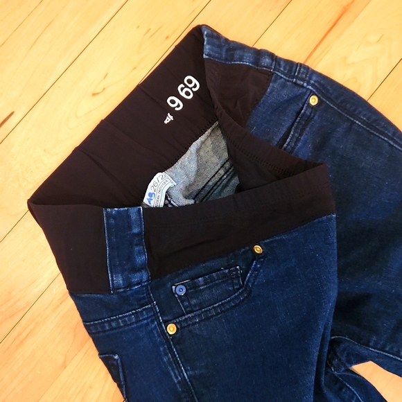 GAP Maternity Modern Trouser Jeans Size 26/2r with panel - Picture 4 of 4